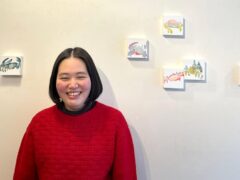 藤田 明さん個展 「river」訪問レポート